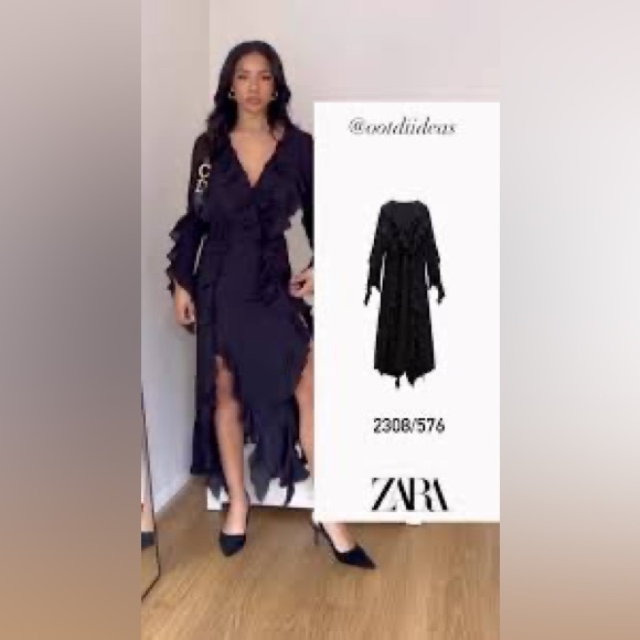 NWT Zara Limited Edition Ruffle Dress - Picture 5 of 10